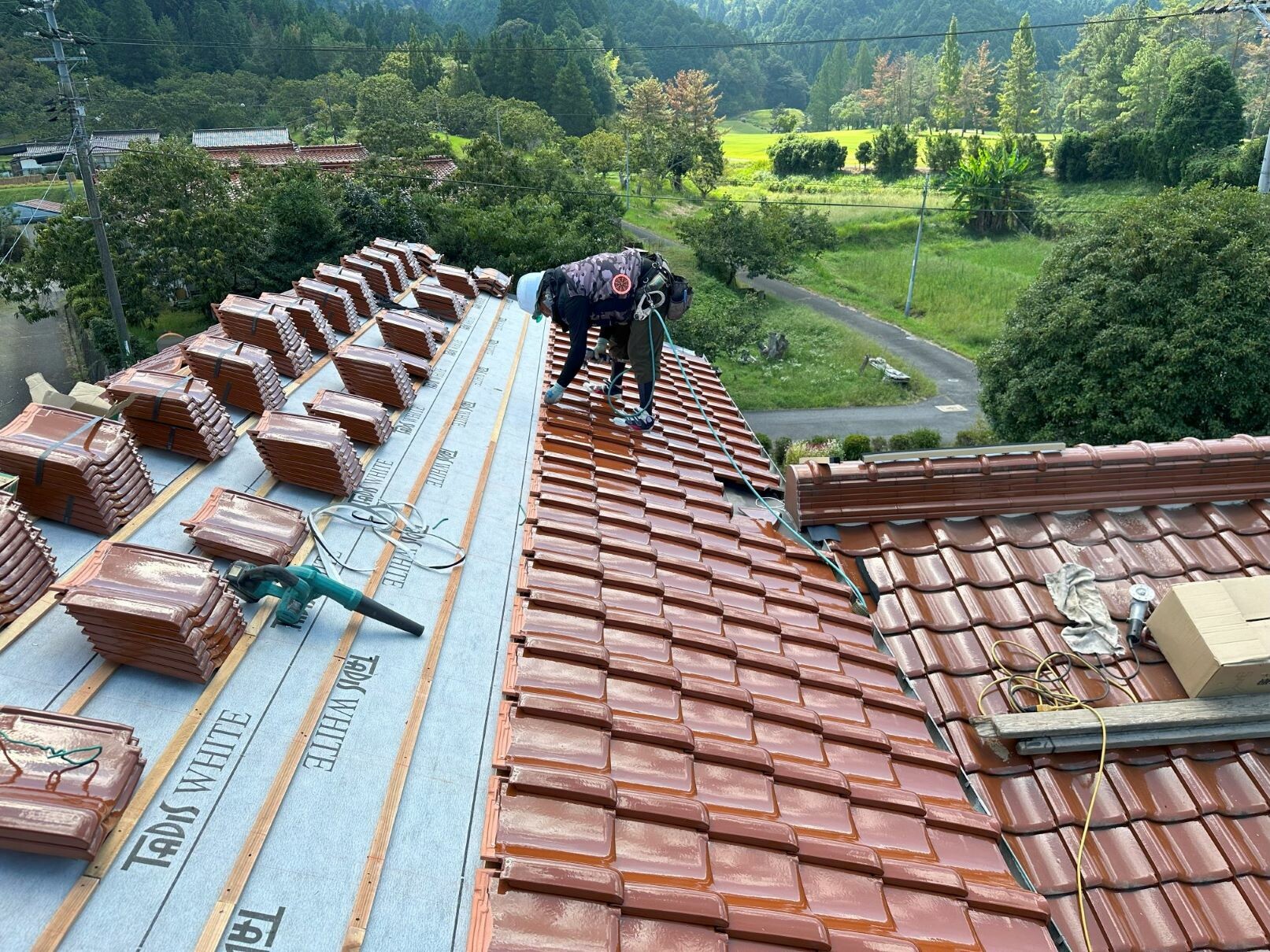 瓦葺き　石州瓦　サカモト瓦店　平生町　柳井市　岩国市　周防大島町　田布施町